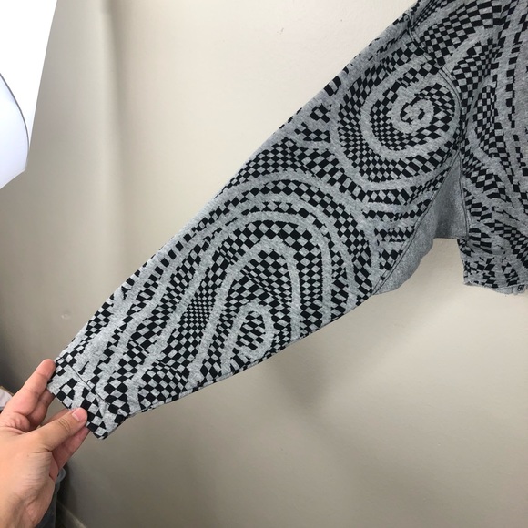 NWT urban outfitters out from under grey cropped collared pullover - Picture 8 of 11